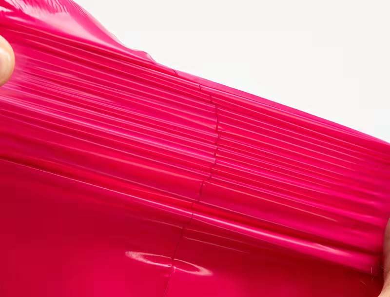 渝水玫红色快递袋-05